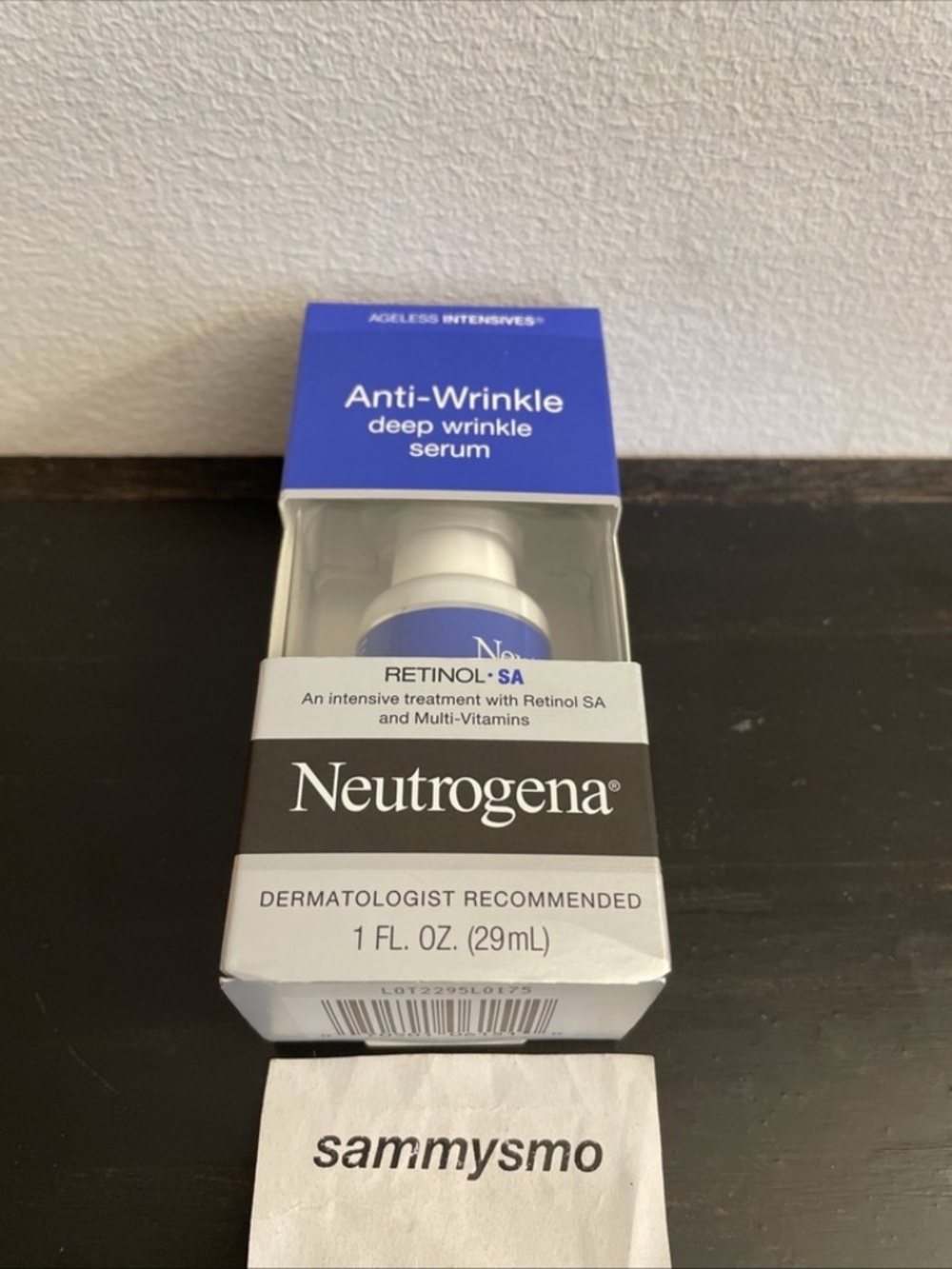 Neutrogena Anti Wrinkle Deep Wrinkle Serum, Retinol 1oz Discontinued